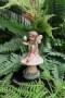 Fairy on Mushroom with Flower